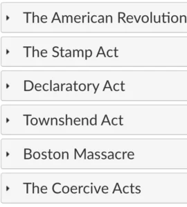 HIST405N Week 2: The American Revolution