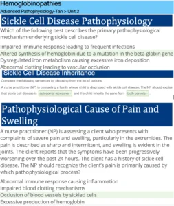 NR507 Week 2: Hematological Disorders