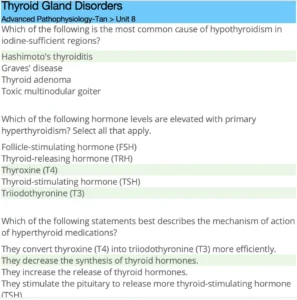 NR507 Week 6: Alterations in the Endocrine System