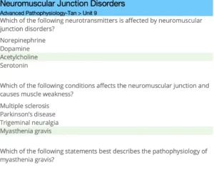 NR507 Week 7: CNS Sensory and Motor Disorders