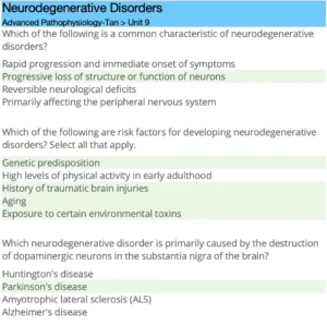 NR507 Week 7: CNS Sensory and Motor Disorders