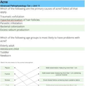 NR507 Week 8: Dermatological Conditions