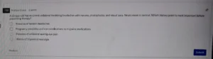 NR603 Week 4 FNP Pre-Diagnostic Exam