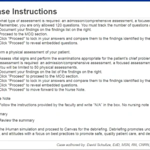 NR305 Week 4 iHuman: Ben Bundy