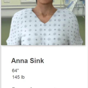 NR305 Week 6 iHuman: Anna Sink