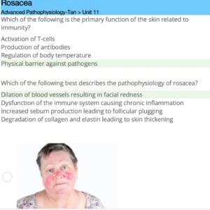 NR507 Week 8: Dermatological Conditions