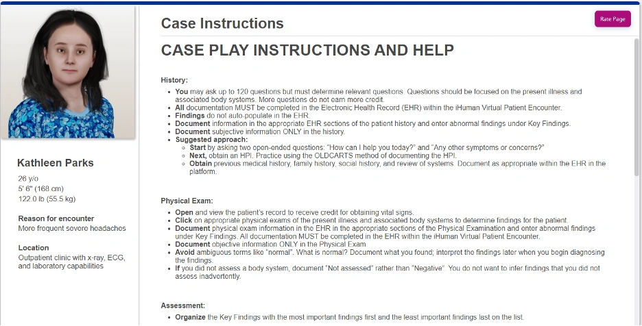 NR509 Week 6 iHuman: Kathleen Parks