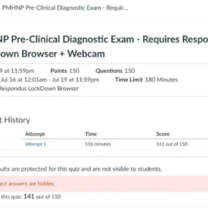 NR547 Week 2: CEA Pre-Clinical Diagnostic Exam