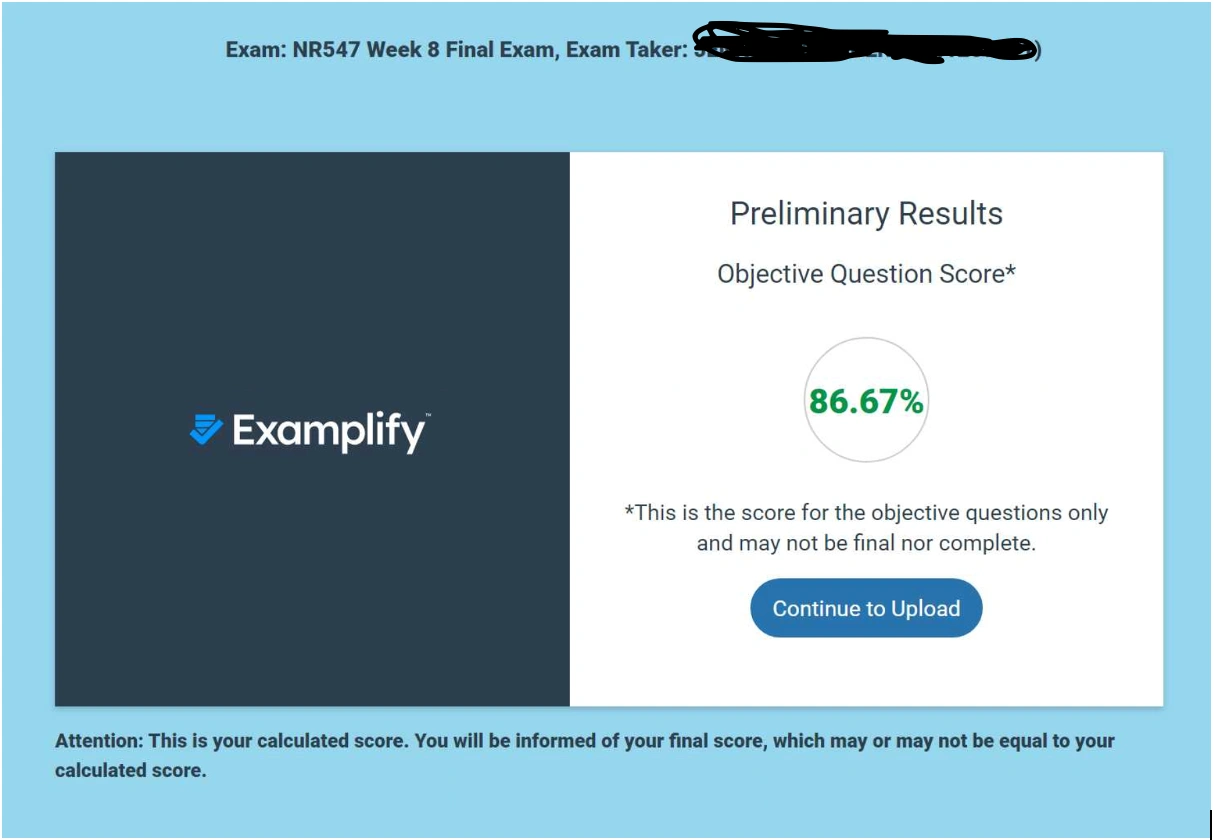 NR547 Week 8: Final Exam