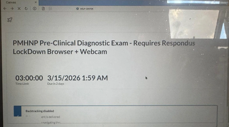 NR547 Week 2: PMHNP Pre-Clinical Diagnostic Exam