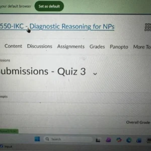 NSG-550 QUIZ 3