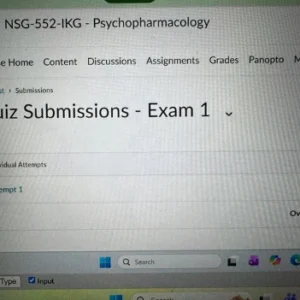 NSG-552: EXAM 1
