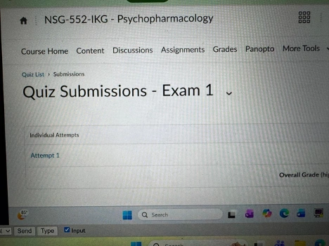 NSG-552: EXAM 1