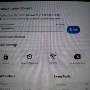 BIOS241 Week 5 Exam 2