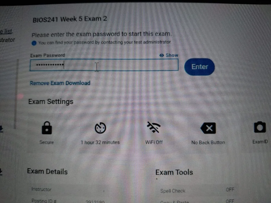 BIOS241 Week 5 Exam 2