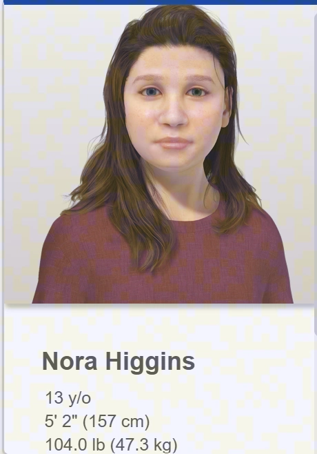 NR511 Week 2 iHuman Case: Nora Higgins